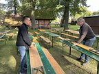 2023-09-23 Herbst Backtag mit Erntemarkt, CZ, Spielmannszug, Besuch aus Barrigsen, Dreschvorführungen hist. Landmaschinen, Ahnsbecker Nachwuchsband, Abendausklang im Pavillon 004